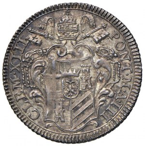 Clement XIII (1758-1769) Julius 1760 A. III - Munt. 21...