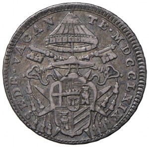 Sede Vacante (1769) Fifth of shield or Double julius 176...