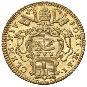 Clemente XIV (1769-1774) Zecchino 1769 A. I - Munt. 1 A...