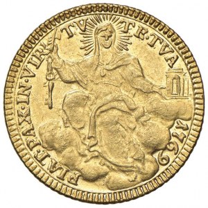 Clement XIV (1769-1774) Zecchino 1769 An. I - Munt. 1 ...
