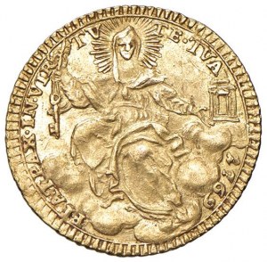 Clement XIV (1769-1774) Half-mint 1769 A. I - Mun...