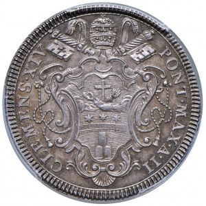 Clemente XIV (1769-1774) Testone 1770 A. II - Munt. 4 A...