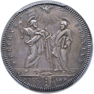 Clemente XIV (1769-1774) Testone 1770 A. II - Munt. 4 A...