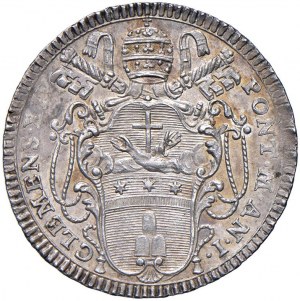 Clement XIV (1769-1774) Fifth of shield or double juli...