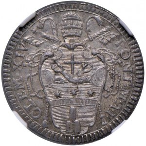 Clemente XIV (1769-1774) Grosso 1769 A. I - Munt. 8 AG ...