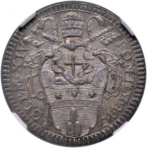 Clement XIV (1769-1774) Grosso 1769 A. I - Munt. 8 AG ...