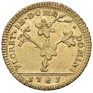 Pio VI (1775-1799) Doppia 1785 - Nomisma 11 AU (g 5,45)...