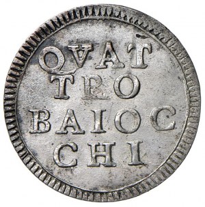 Pius VI (1775-1799) 4 Baiocchi 1793 - Munt. 91 MI (g 2.4...
