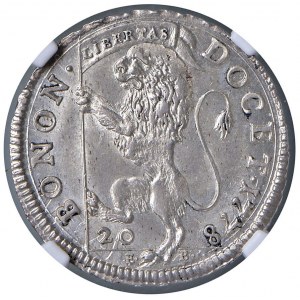 Pius VI (1775-1779) Bologna - 20 bolonských lír 1778 ...