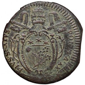 Pio VI (1775-1799) Foligno - Baiocco A. XX - Munt. 344 ...
