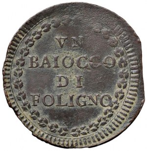 Pius VI (1775-1799) Foligno - Baiocco A. XX - Munt. 344 ...