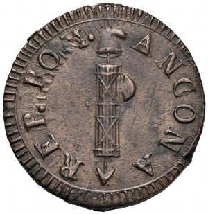 Roman Republic (1798-1799) Ancona - 2 Baiocchi - Bru...
