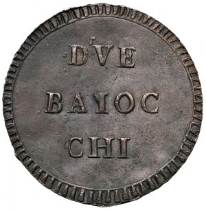 Roman Republic (1798-1799) Ancona - 2 Baiocchi - Bru...