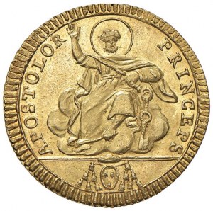 Pio VII (1800-1823) Doppia A. IV - Nomisma 229 AU (g 5,...