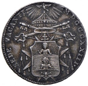 Vacant seat (1823) Bologna - Double julius 1823 - Names...