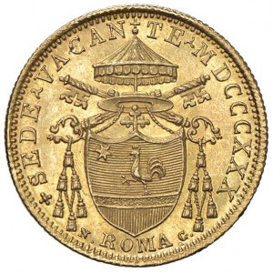 Sede Vacante (1830-1831) Double 1830 - Nomisma 117 AU (...
