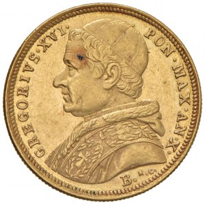 Gregory XVI (1831-1846) Bologna - 10 Scudi 1840 A. X -...