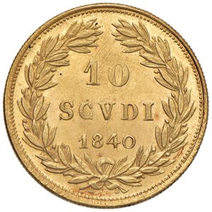 Gregory XVI (1831-1846) Bologna - 10 Scudi 1840 A. X -...