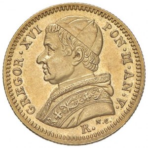 Grégoire XVI (1831-1846) 2,50 Scudi 1835 A. V - Munt. 5...