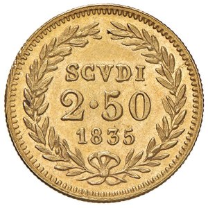 Grégoire XVI (1831-1846) 2,50 Scudi 1835 A. V - Munt. 5...