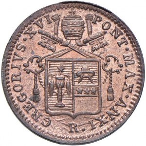 Gregory XVI (1831-1846) Quattrino 1841 A. XI - Nomisma...