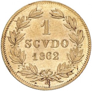 Pius IX (1846-1878) Shield 1862 A. XVII - Nomisma 638 AU ...