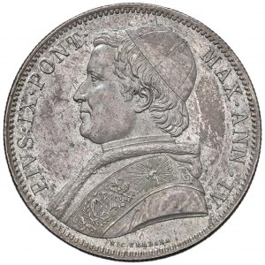 Pius IX (1846-1878) Scudo 1850 A. IV - Nomisma 649 AG (g...