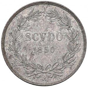 Pio IX (1846-1878) Scudo 1850 A. IV - Nomisma 649 AG (g...