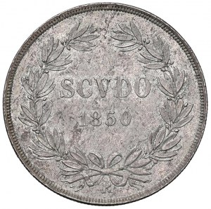 Pius IX (1846-1878) Scudo 1850 A. IV - Nomisma 649 AG (g...