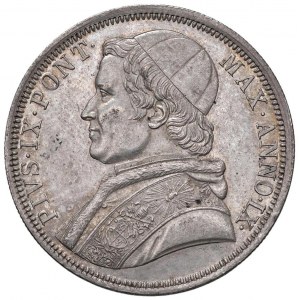 Pio IX (1846-1878) Scudo 1854 A. IX - Nomisma 653 AG (g...
