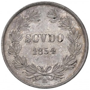 Pio IX (1846-1878) Scudo 1854 A. IX - Nomisma 653 AG (g...