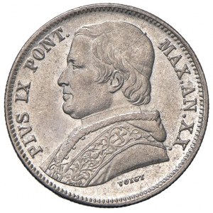 Pio IX (1846-1878) 20 Baiocchi 1865 A. XX - Nomisma 696...