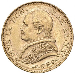 Pio IX (1846-1878) 20 Lire 1866 A. XXI - Nomisma 844 AU...