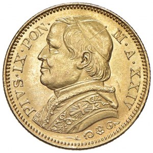 Pio IX (1846-1878) 20 Lire 1869 A. XXIV - Nomisma 850 A...