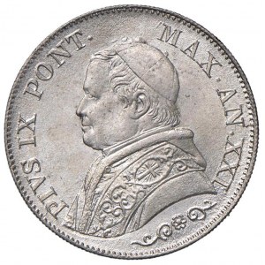 Pio IX (1846-1878) Lira 1866 A. XXI - Nomisma 872 AG (g...