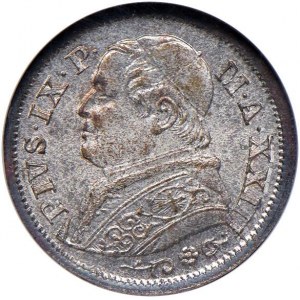 Pio IX (1846-1878) 10 Soldi 1846 A. XXIII - Nomisma 885...