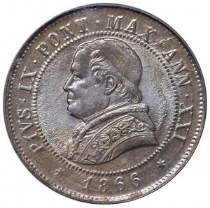 Pius IX (1846-1878) 4 Soldi 1866 A. XXI - Nomisma 893 CU...