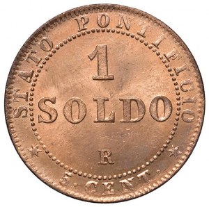 Pius IX (1846-1878) Soldo 1867 A. XXI - Nomisma 904 CU (...