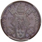 Pio XI (1929-1939) Divisionale 1930: 10, 5, 2 e Lira, 5...