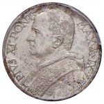 Pio XI (1929-1939) Divisionale 1930: 10, 5, 2 e Lira, 5...