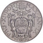Pio XI (1929-1939) Divisionale 1930: 10, 5, 2 e Lira, 5...
