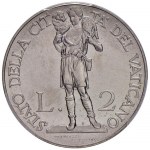 Pio XI (1929-1939) Divisionale 1930: 10, 5, 2 e Lira, 5...