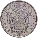 Pio XI (1929-1939) Divisionale 1930: 10, 5, 2 e Lira, 5...