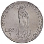 Pio XI (1929-1939) Divisionale 1930: 10, 5, 2 e Lira, 5...