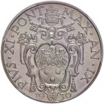 Pio XI (1929-1939) Divisionale 1930: 10, 5, 2 e Lira, 5...