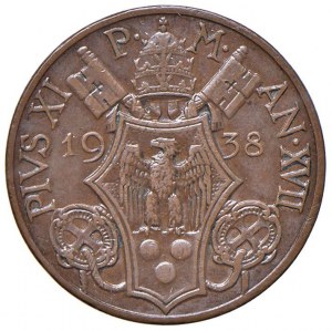Pio XI (1922-1938) 10 Centesimi 1938 A. XVII - Gig. 74 ...