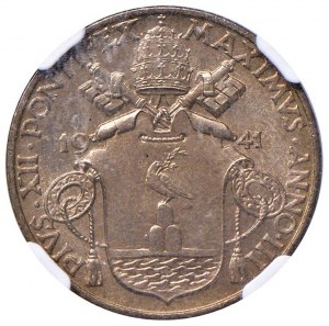 Pius XII (1939-1958) 10 cents 1941 A. III - CU In sl...