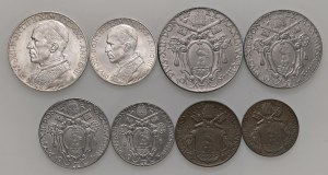 Pio XII (1939-1958) 10, 5, 2 e una Lira, 50, 20, 10 e 5...