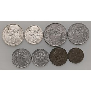 Pio XII (1939-1958) 10, 5, 2 e una Lira, 50, 20, 10 e 5...