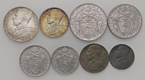 Pius XII (1939-1958) 10, 5, 2 and 1 Lira, 50, 20, 10 and 5...